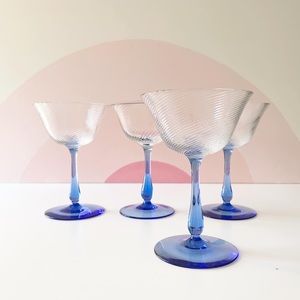 Vintage cocktail glasses